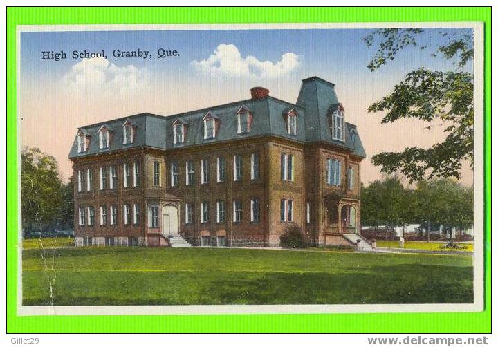 GRANBY, QUÉBEC - ÉCOLE HIGH SCHOOL - ANIMÉE - - Granby