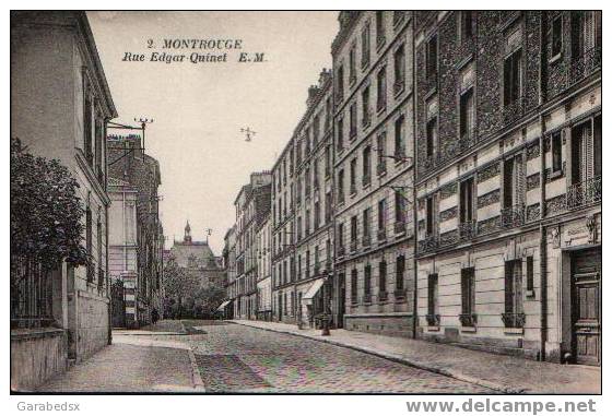 CPA De MONTROUGE - Rue Edgar Quinet. - Montrouge