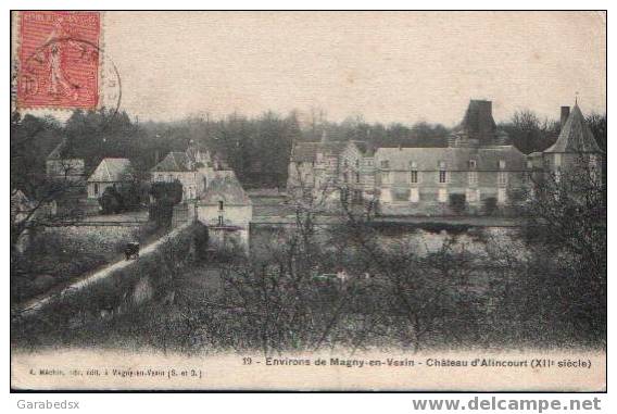 CPA Des Environs De Magny-en-Vexin - Château D'Alincourt. - Magny En Vexin