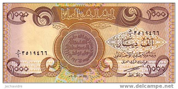 IRAQ   1 000 Dinars   Non Daté (2003)   Pick 93     ***** BILLET  NEUF ***** - Irak