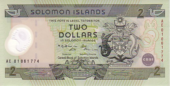 SOLOMON ISLANDS   2 Dollars  Non Daté (2001)  Pick 23  Polymer   ***** BILLET  NEUF ***** - Salomons