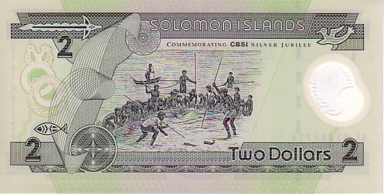 SOLOMON ISLANDS   2 Dollars  Non Daté (2001)  Pick 23  Polymer   ***** BILLET  NEUF ***** - Isola Salomon