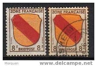 ZONA FRANCESA De Ocupacion 1945  VARIEDAD - Amtliche Ausgaben