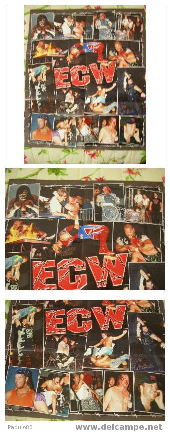 Wrestling ECW Poster Sabu-Tazz-Sandman-Terry Funk - Sonstige & Ohne Zuordnung