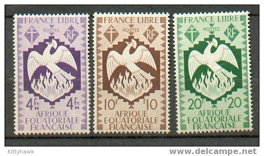 AEF 8 - YT  151/153/154 * - Unused Stamps