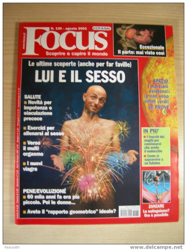 Focus N° 130 Agosto 2003 - Wetenschappelijke Teksten