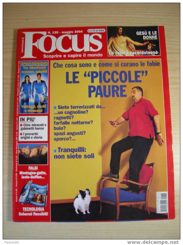 Focus N° 139 Maggio 2004 - Textes Scientifiques