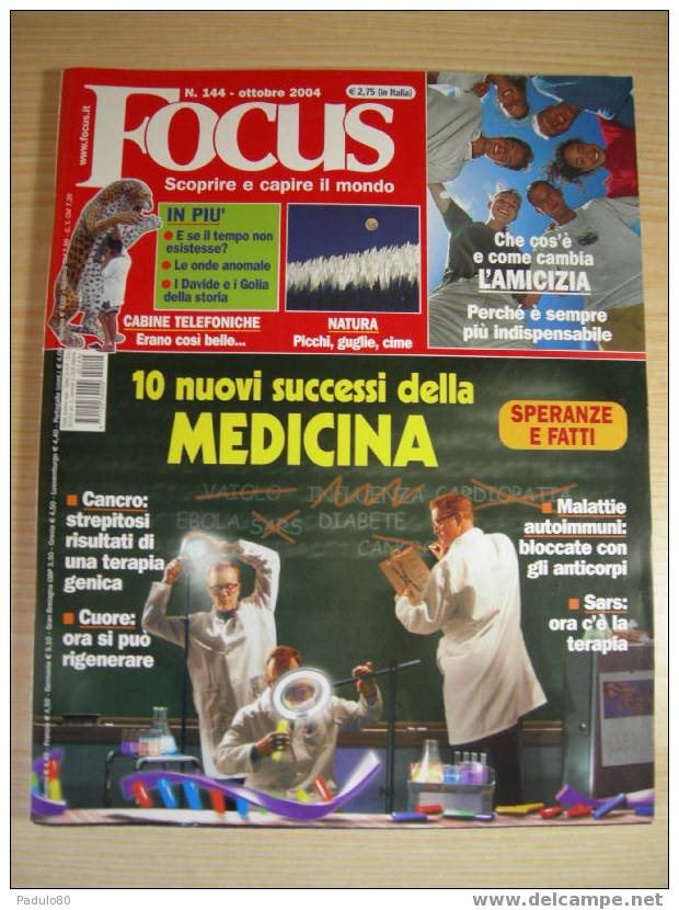 Focus N° 144 Ottobre 2004 - Wetenschappelijke Teksten