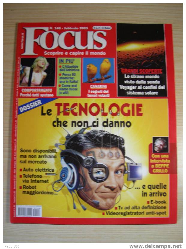 Focus N° 148 Febbraio 2005 - Scientific Texts