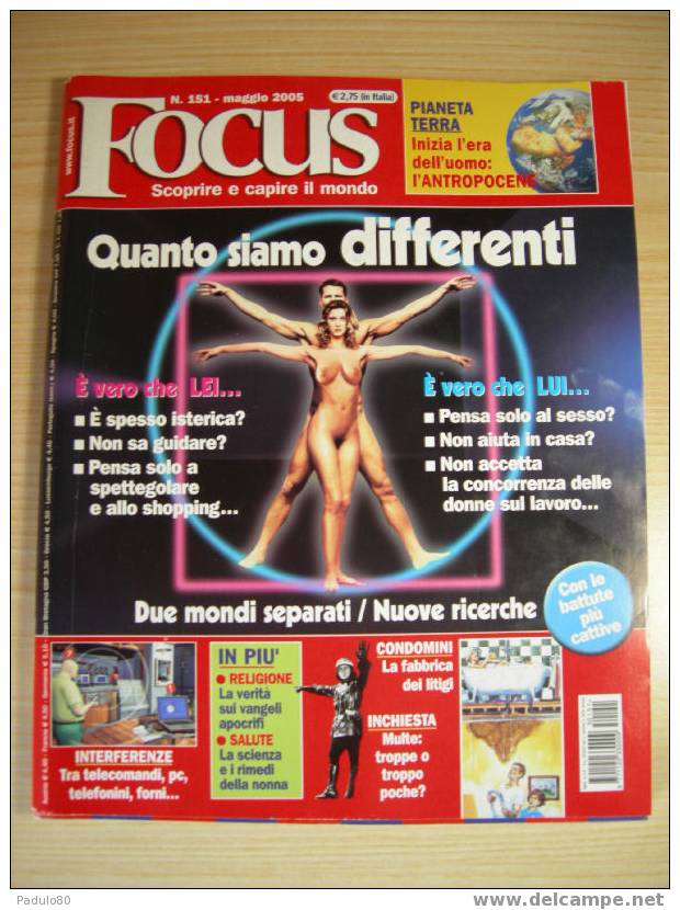 Focus N° 151 Maggio 2005 - Textes Scientifiques