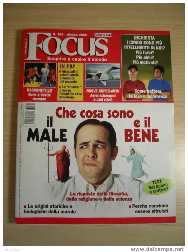 Focus N° 164 Giugno 2006 - Textes Scientifiques