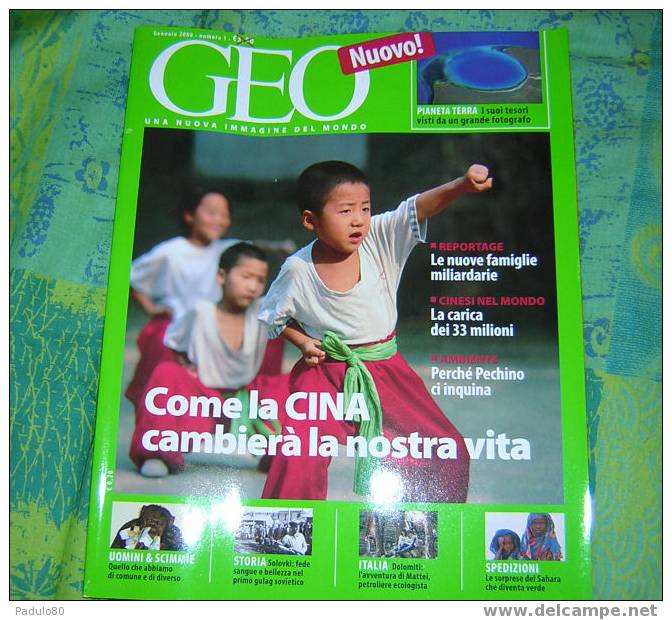 Geo N° 1 (Gennaio 2006) - Wetenschappelijke Teksten
