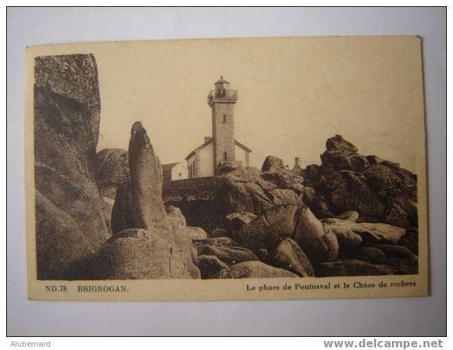 BRIGNOGAN. Le Phare De Pontusval. - Brignogan-Plage