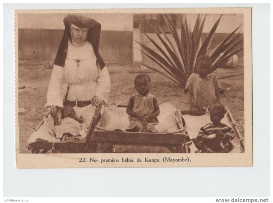 Congo Belge - Nos Premiers Bébés De Kangu (Mayombe ) - Missions