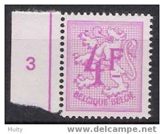 Belgie OCB 1703 (**) - 1951-1975 Heraldieke Leeuw