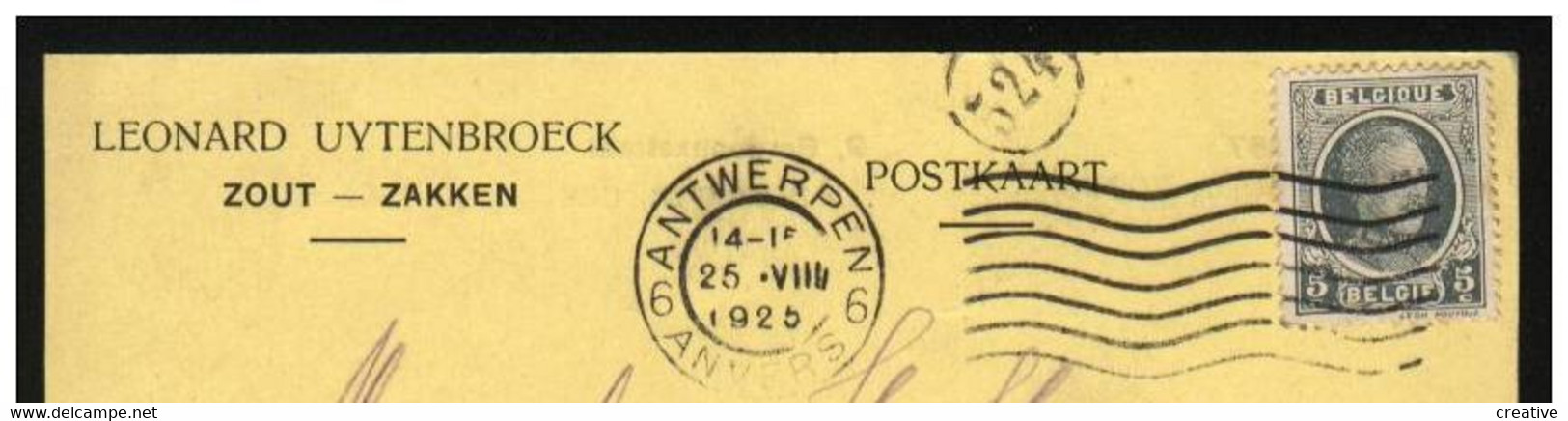 ANTWERPEN ANVERS 1925 - Briefe U. Dokumente