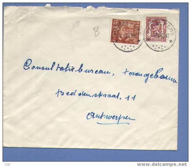 479+762 Op Brief Met Sterstempel * TERALFENE * - 1948 Exportación