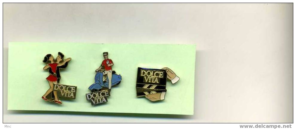 Lot De 3 Pins "DOLCE VITA" - Sets