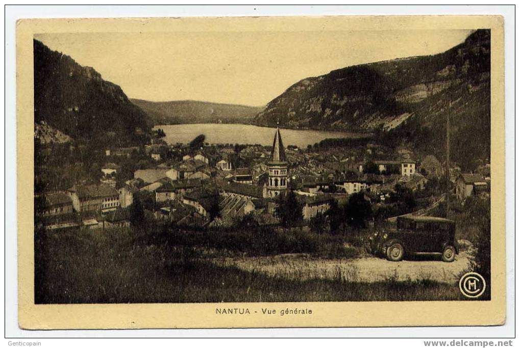 H115 - NANTUA - Vue Générale (tacot Au Premier Plan - Nantua