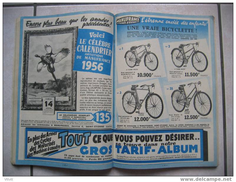 Le Chasseur Français, N° 706, Décembre 1955. Sommaire Voir Scan. Une Chien, Lièvre. Manufrance, Fusil, Cycle, Vélomoteur - Chasse & Pêche