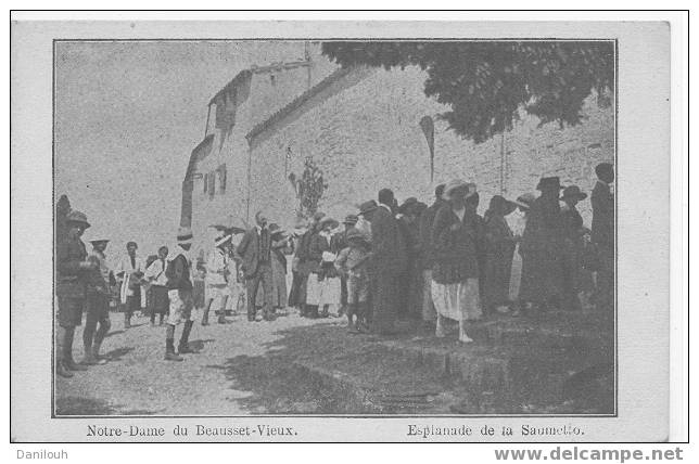 83 /*/ Notre Dame Du BEAUSSET VIEUX / Esplanade De La Saumetto / ANIMEE / (bistre) - Le Beausset