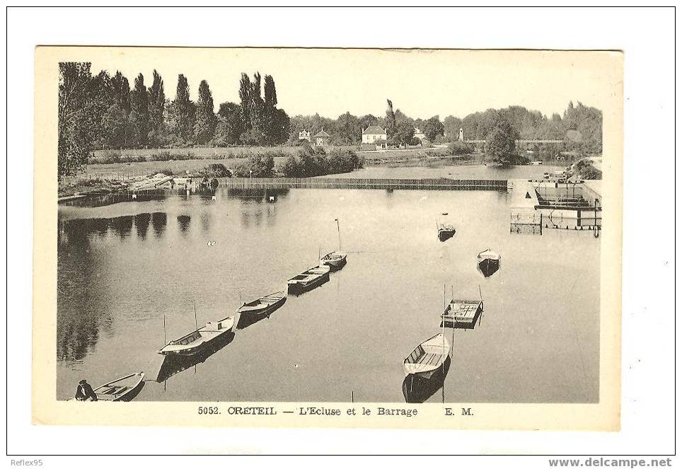 CRETEIL - L'Ecluse Et Le Barrage - Creteil