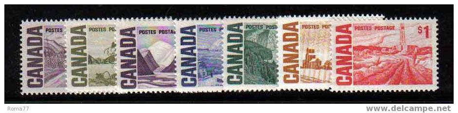 737 - CANADA , YVERT N. 383/389  *** - Unused Stamps
