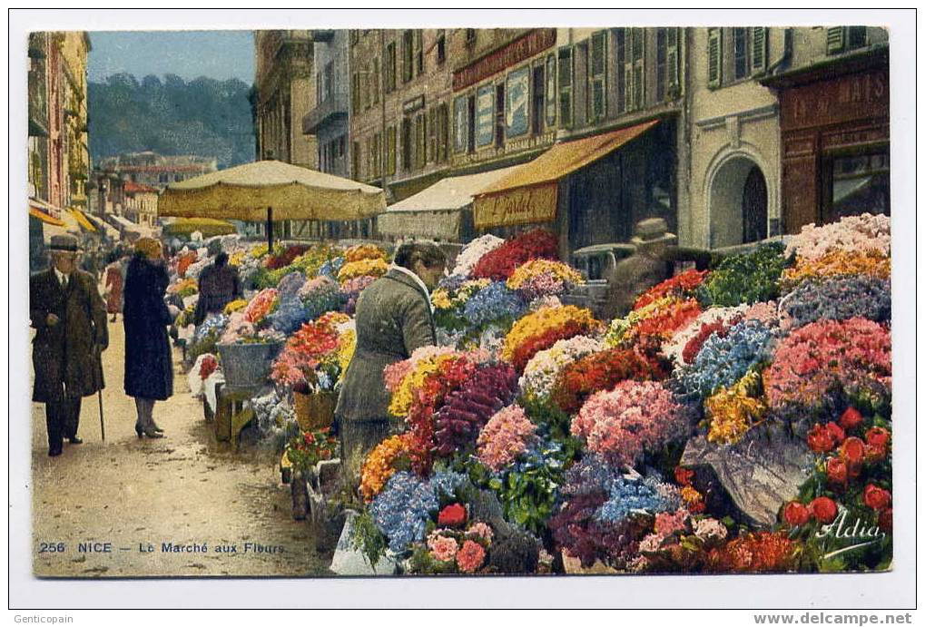 H116 - NICE - Le Marché Aux Fleurs (Très Belle Carte) - Marchés, Fêtes