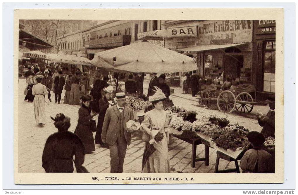 H116 - NICE - Le Marché Aux Fleurs (Très Belle Carte) - Markten, Feesten