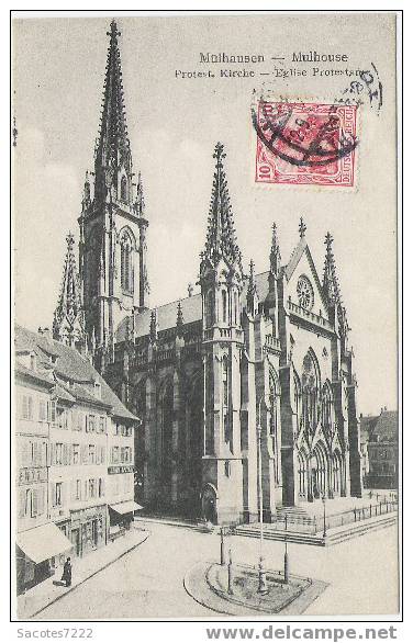 MULHOUSE  EGLISE PROTESTANTE - Autres & Non Classés