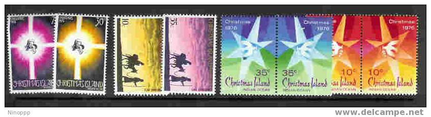 Christmas Island 1974-76 Years   Mint Never Hinged - Christmas Island