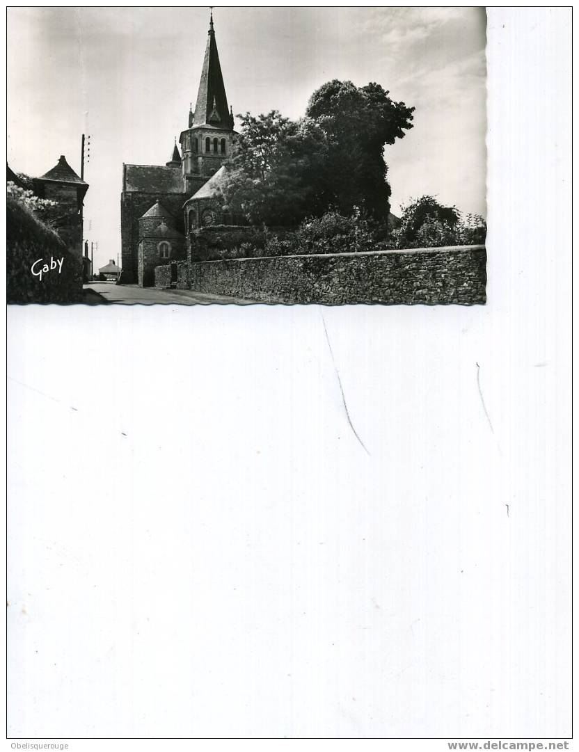 44 CHATEAUBRIANT EGLISE ST JEAN DE BERE N° 58 SM DENTELEE 1963 - Châteaubriant