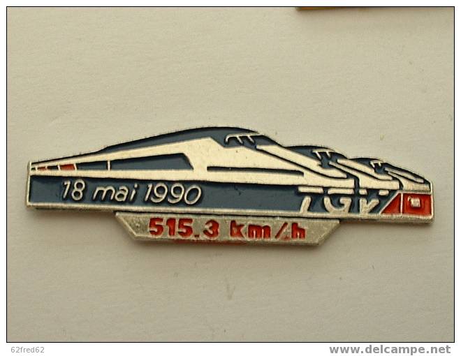 TRAIN TGV - RECORD DE VITESSE 18 MAI 1990 - TGV