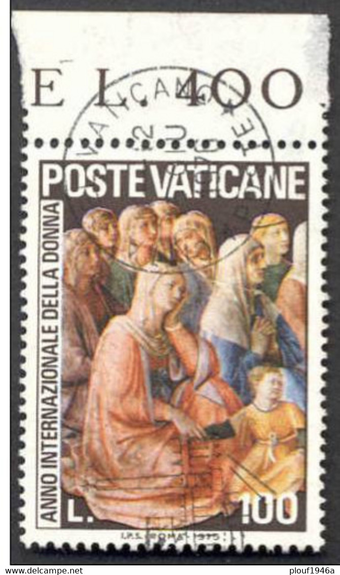 Pays : 495 (Vatican (Cité Du))  Yvert Et Tellier N° :   609 (o)  Bdf - Gebraucht