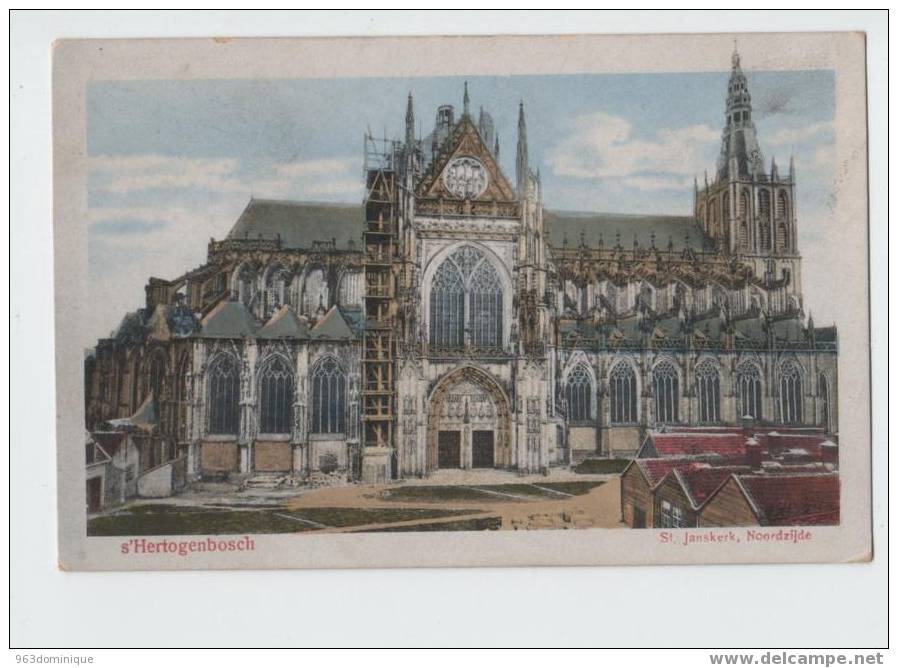 \'s Hertogenbosch - St. Janskerk , Noordzijde - Ed. J.H. Schaefer\'s Fotocolor - 's-Hertogenbosch