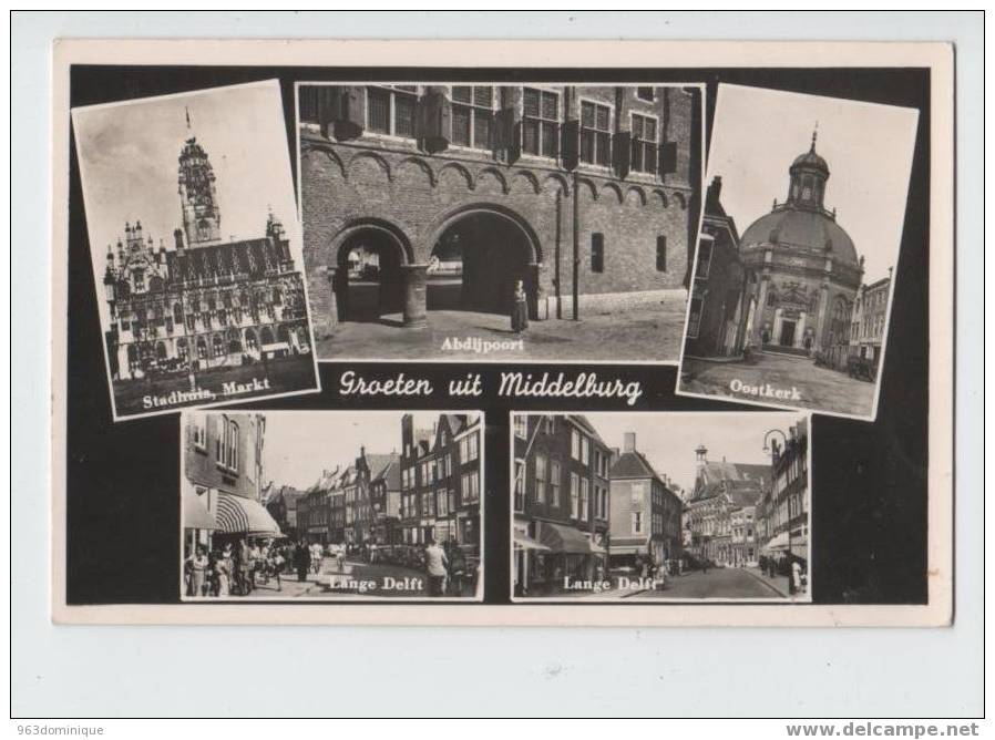 Middelburg   - Gelopen Naar Belgie 1957 - Middelburg