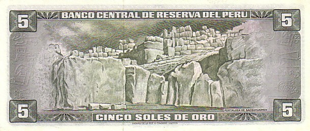 PEROU   5 Soles De Oro  Daté Du 15-08-1974   Pick 99c     ***** BILLET  NEUF ***** - Peru