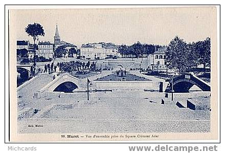 CPA 31 MURET - Vue D'ensemble Prise Du Square Clément Ader - Muret