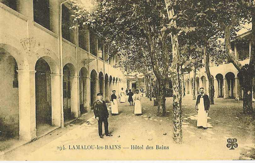 34   LAMALOU LES BAINS  HOTEL DES BAINS       ANIMEE                      N°A 216 - Lamalou Les Bains