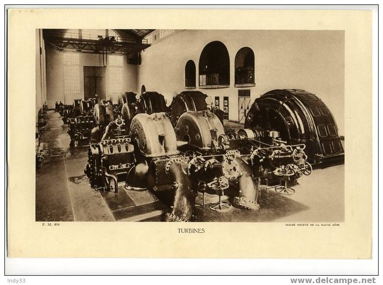 - FRANCE . "TURBINES (USINE DE VICLAIRE (ALPES)" - Autres & Non Classés