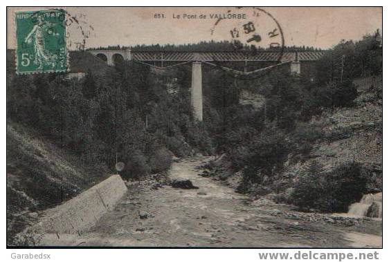 CPA Du Pont De VALLORBE. - Vallorbe