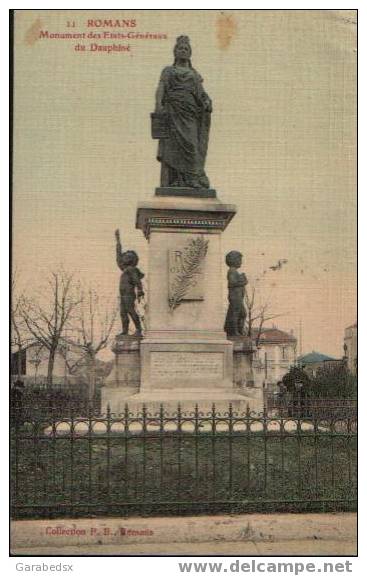 CPA De ROMANS - Monument Des Etats Généraux Du Dauphiné. - Romans Sur Isere