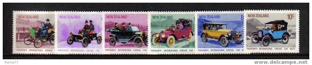 826 - NUOVA ZELANDA , AUTO N. 556/561  *** - Ongebruikt