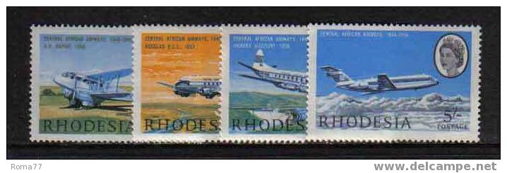 868 - RHODESIA , AFRICAN AIRWAYS N. YVERT 148/151  *** - Rhodesië (1964-1980)