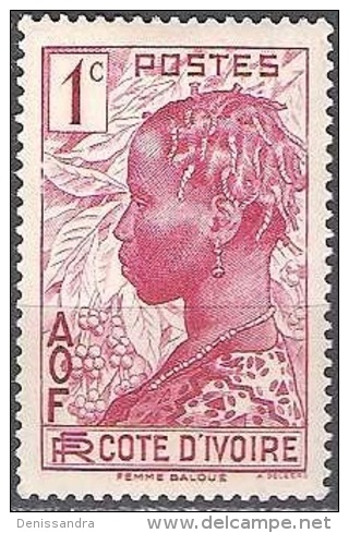 Cote D´Ivoire 1936 Michel 112 Neuf * Cote (2001) 0.30 Euro Femme Baloué - Ungebraucht