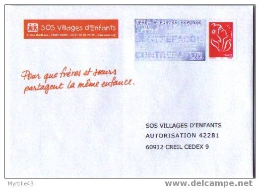 PAP Réponse SOS Villages D'enfants - Neuf - N° 06P176 - PAP: Antwort/Lamouche