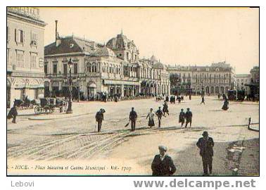 NICE " Place Masséna & Casino Municipal" BR 1707 - Places, Squares