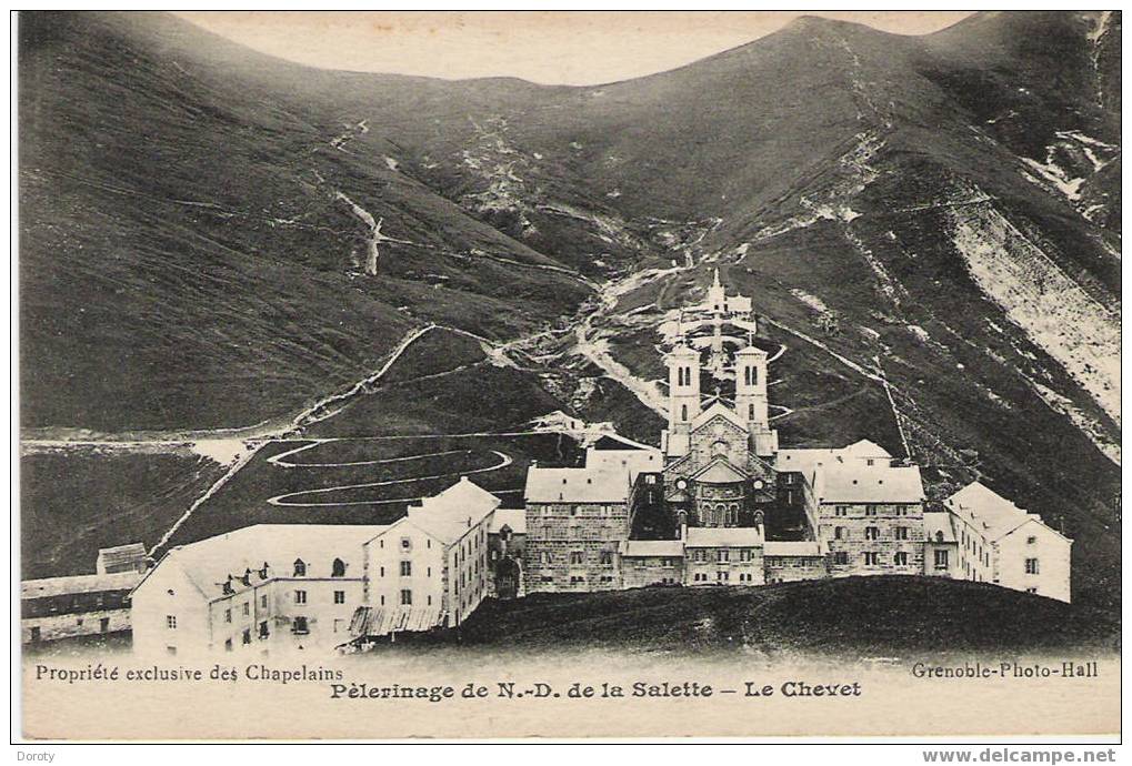 CPA - PELERINAGE DE ND DE LA SALETTE - LE CHEVET - La Salette