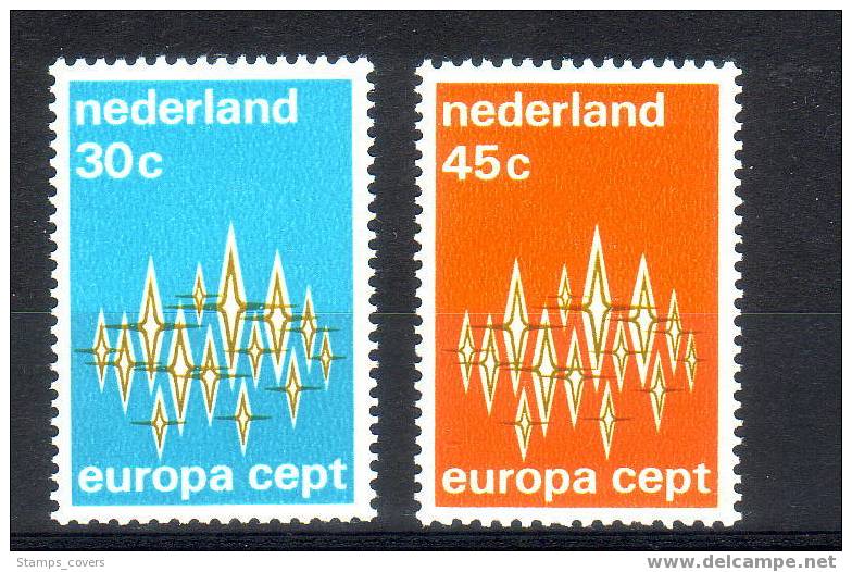 NETHERLANDS MNH** MICHEL 987/88 EUROPA 1972 - 1972