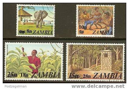 ZAMBIA 1979 CTO Stamp(s) Overprints 197-200 #6399 - Zambia (1965-...)